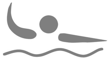 swimming sport watersport drawing