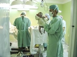 having a baby in a hospital