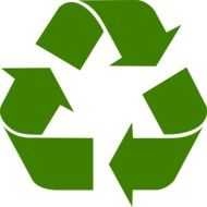 recycling symbol drawing