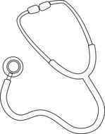 stethoscope doctor drawing