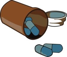 graphic image of a jar with capsules