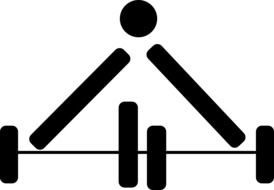weight lifting bend male drawing
