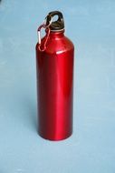 Red water bottle