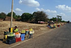 fruit vendors street hawker hubli