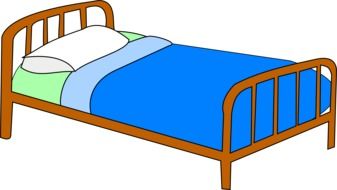 Clipart of bed