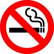 sign of non smoking zone