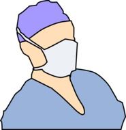 surgeon doctor mask drawing