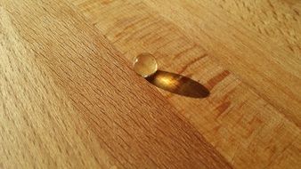 vitamin capsule on a wooden surface