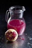 fresh pomegranate juice