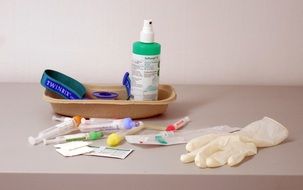 medical supplies for disinfection