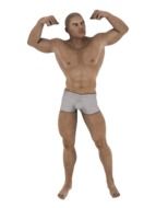 muscular fitness man drawing