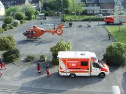 ambulance to call the doctor at home
