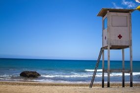 medical tent on the beach