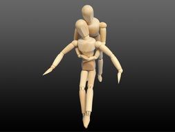medic carries sacrifice, wooden dolls