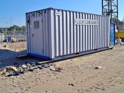 Aligned container in the Germany