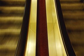 yellow escalator