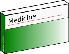 green medicine box, Clipart