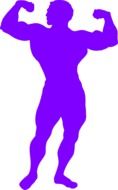 bodybuilder drawing