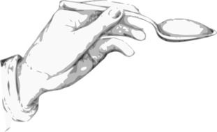 medicine spoon drawing