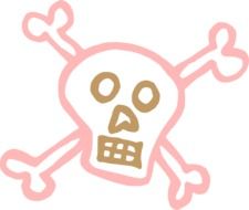 clipart of the skull and crossbones