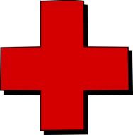 red cross as a symbol of emergency medical care
