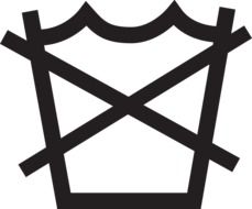 type washing sign drawing