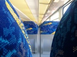 Interior in the train