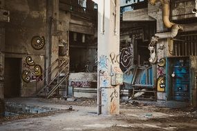 graffiti ,industrial art