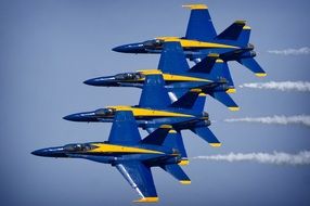 team performance of blue angels