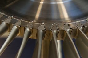 Photo of the metal wheel