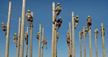 electrical workers