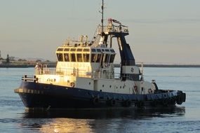 sea ship in the harbor