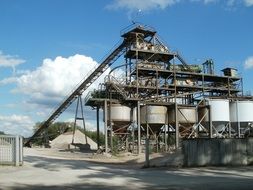 gravel processing plant