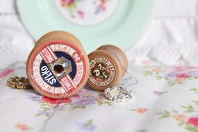 vintage cotton thread for sewing