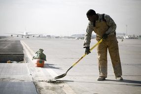 patching of the runway