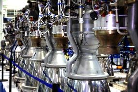 rocket engines in production