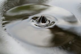 ferrofluid, Shiny liquid, macro