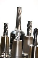Five drill heads