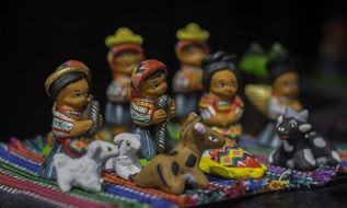Small figures in the Guatemala