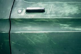 Door of the truck