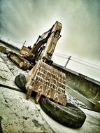 industrial excavator photo