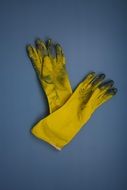 gloves work yellow