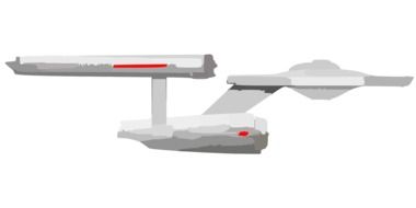 Star Trek on a white background