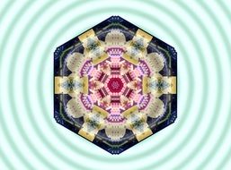 mandala as a closed geometric system