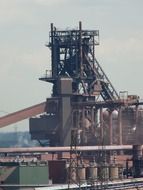 Industry of blast furnace in Duisburg