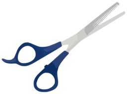 drawn hair cutting scissors