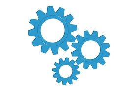 image blue gears