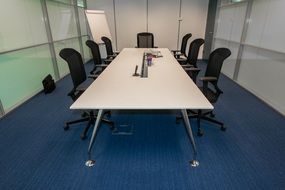 Big desk in the office