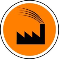 icon of a industrial factory