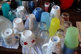 drying of washed tableware